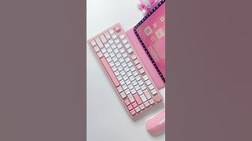 This pink keyboard is creamy!🩷 | WhatGeek x LEOBOG Hi8 Aluminum Mechanical Keyboard