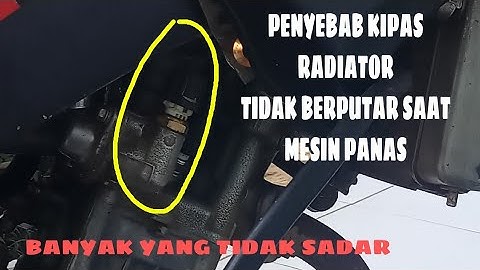 penyebab kipas radiator Vixion mati
