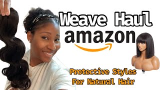 Amazon Weave Haul| Protective Styles ft Luvme|Docrit Seamless Clip-ins