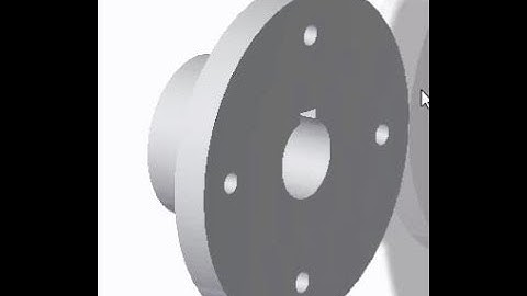 flange coupling part 1 ANNA UNIVERSITY LAB EXPERIMENTS  creo parametric 3.0