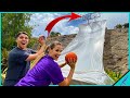 We Built A GIANT BASKETBALL ARCADE GAME In My Backyard! *Pop-A-Shot Challenge*