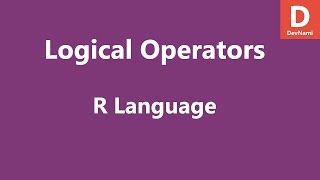 R Programming Logical Operators