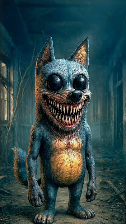 Horror versions of the Bluey characters #scary