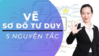 5 NGUYÊN TẮC VẼ SƠ ĐỒ TƯ DUY cực chuẩn  | Bí quyết nhớ hiệu quả = Sơ đồ tư duy UMINDMAP
