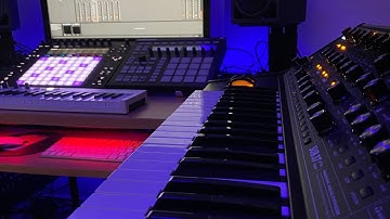 Ambient Space music Improv Using Moog Sub37 Bass Sound