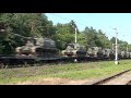 Эшелон с российскими военными следует на учения / The echelon with the Russian military