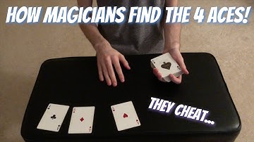 Find The 4 Aces (With An Extra SURPRISE!) - Card Trick Performance/Tutorial