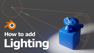 How to add Light to an object in Blender, 5 Type of Lightings for Beginner