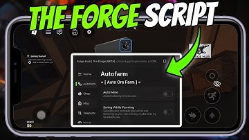 The Forge GUI Script | NO KEY | Auto Farm Ore & Mod, Instant Forge, Reduce Lag and More!