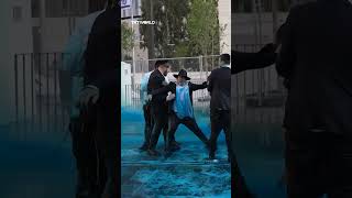 Israeli Police Use Water Cannons To Disperse Haredi Anti - Conscription Protesters
