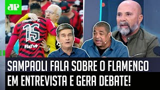 "O Sampaoli NÃO É BOBO! Ele SÓ FALOU ISSO do Flamengo porque..." Veja DEBATE após ENTREVISTA!