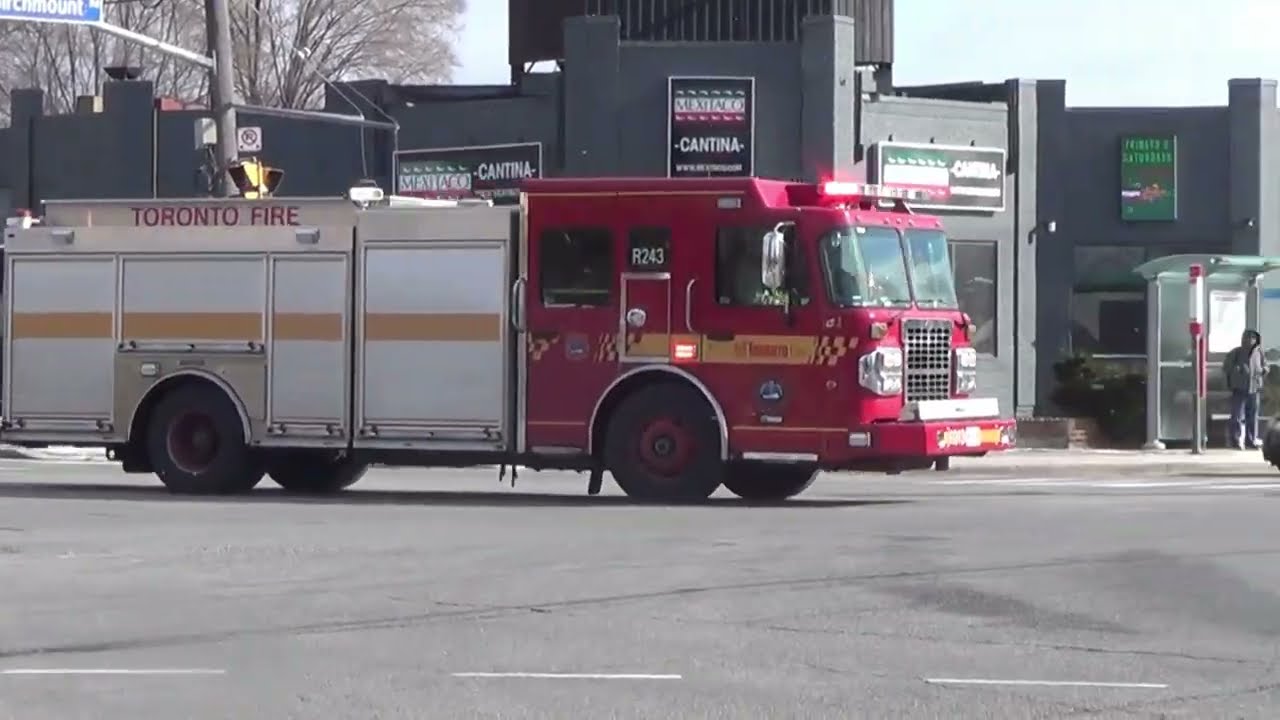 Toronto Fire Services Rescue 243 Responding