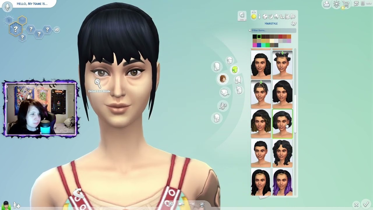 Playing the sims 4 part 1- the start of sim Mary's existence