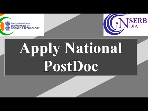 How to Apply SERB-National Post Doctoral Fellowship - N-PDF | National Post Doctoral Fellowship