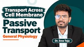 5. Transport Across Cell Membrane – Passive Transport | General Physiology | USMLE | Dr. Sree Teja