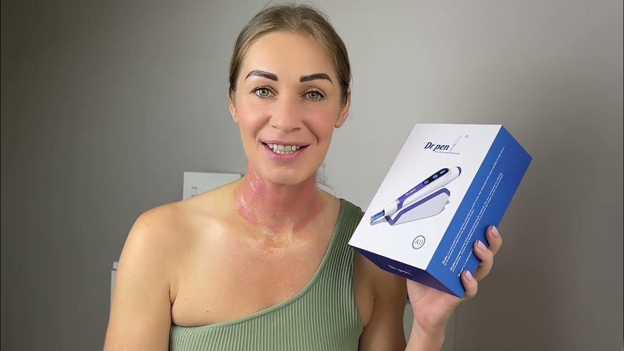 Фракционный аппарат Дермапен Dr pen A11 ⚡ Обзор электро Мезороллера для ...