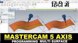 Mastercam 5 Axis Machining - Multisurface | Mastercam | 5 Axis