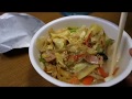 リンガーハットのロカボな長崎ちゃんぽん野菜増し； low carbohydrate chanpon noodles