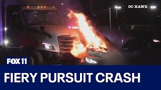 Long Beach pursuit crash turns deadly