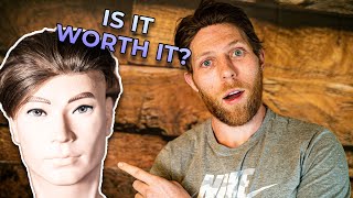 New Hair System Try On Is It Worth The Price? - Lordhair Combo-V Honest Review