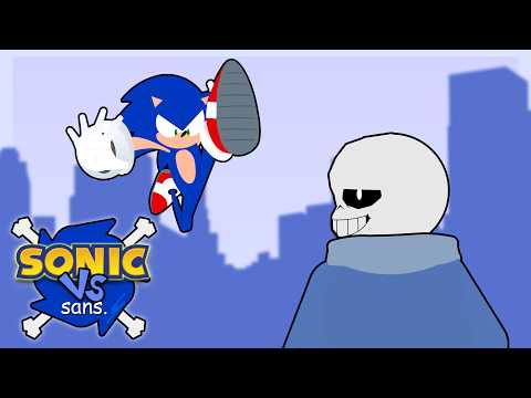 Sonic VS sans. [STICK NODES]