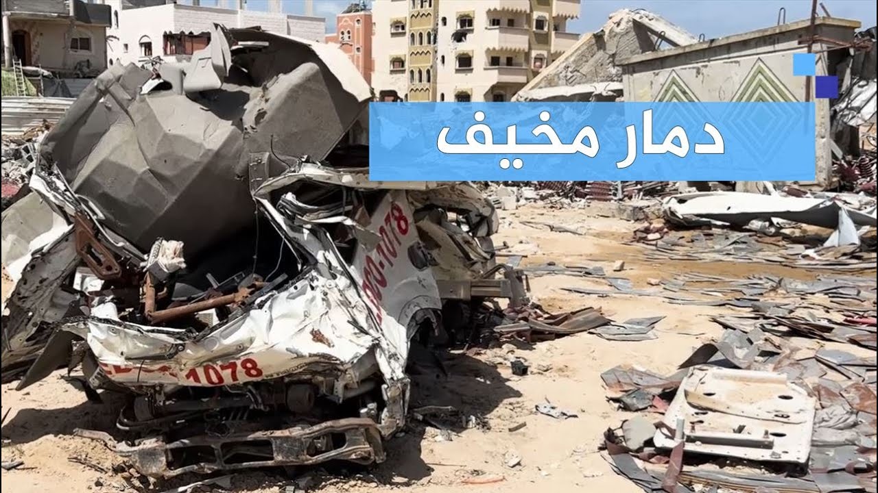 "الكهرباء معدومة".. دمار واسع على شبكات الكهرباء في غـ ــزة