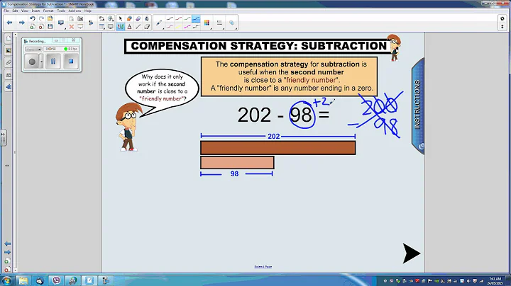 Compensation Strategy for Subtraction 1