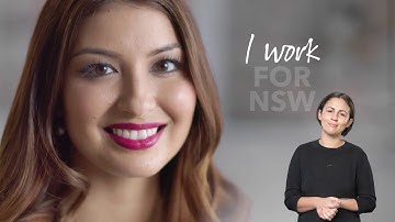 I work for NSW – Sabrina – Making a meaningful impact (with Auslan interpreter)