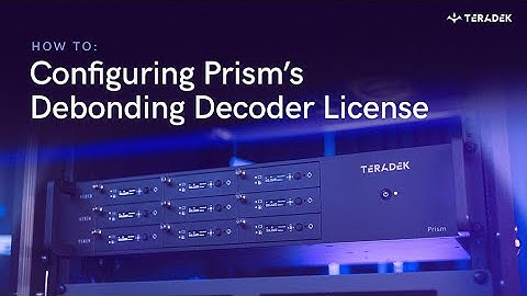 How to Configure Teradek’s Debonding Decoder - Direct Point-to-Point Bonding Without Cloud Services