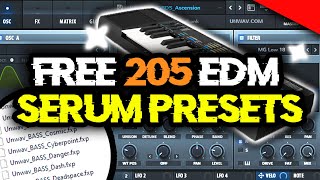 205 FREE SERUM PRESETS | Future House, Deep House, Tech House, STMPD Style and more! 🔥