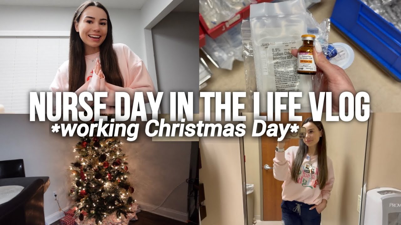 DAY IN THE LIFE OF A REGISTERED NURSE | working Christmas Day 🎄🎅🏼 - YouTube