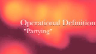Conceptual vs. Operational Definition