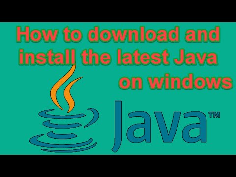 How to install the latest java version in windows 10