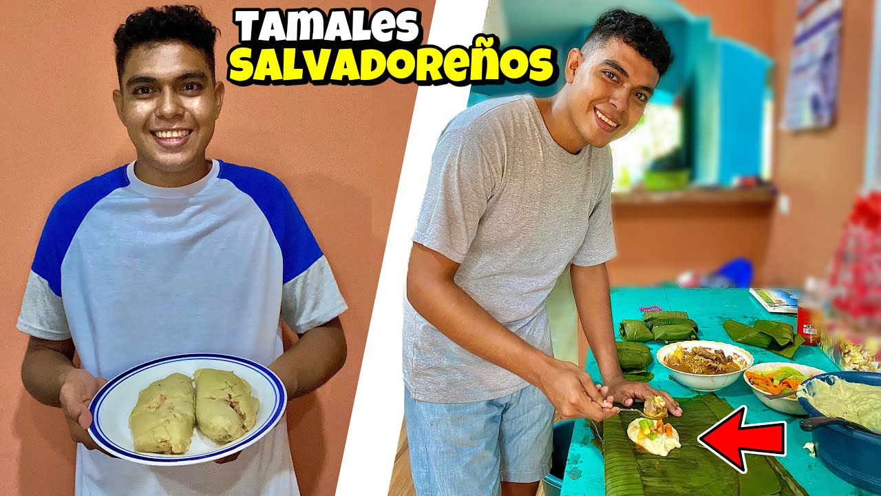 HACIENDO TAMALES DE GALLO INDIO en EL SALVADOR YouTube
