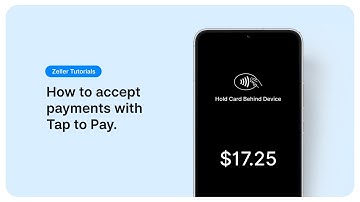 Zeller Tutorials: How to accept payments with Tap to Pay
