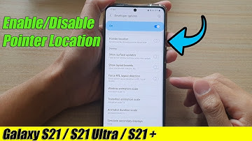 Galaxy S21/Ultra/Plus: How to Enable/Disable Pointer Location