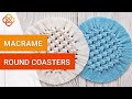 DIY Round Macrame Coasters | Macrame DIY | Macrame For Beginners