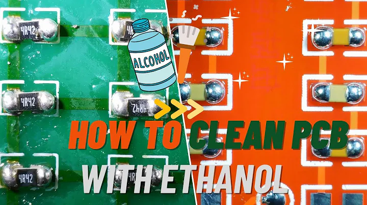 Andonstar-- Ep.9 How to clean the flux residue after soldering?｜PCBs Flux Cleanup with alcohol