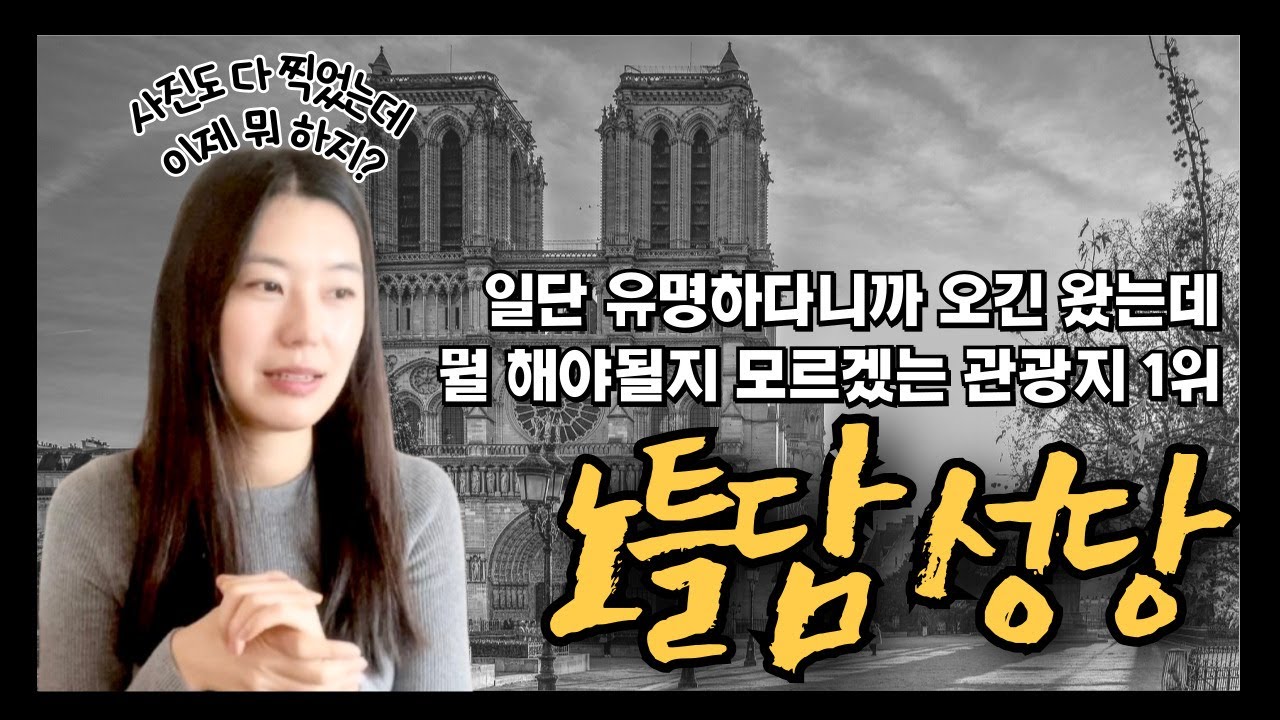 노틀담 성당에서 뭐 해야해? 🤔