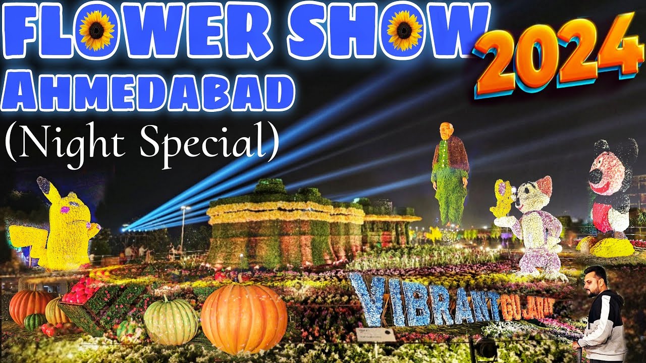 Flower Show2024 Atal Bridge Riverfront Ahmedabad VAMPASUR