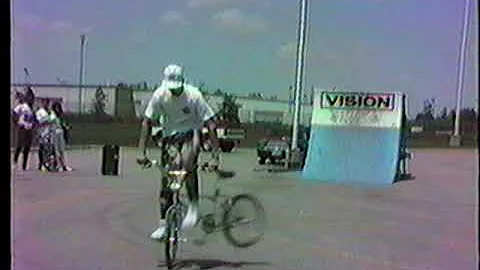 1989 FRANKIE ARNWINE COLUMBUS OHIO BMX FLATLAND FR...