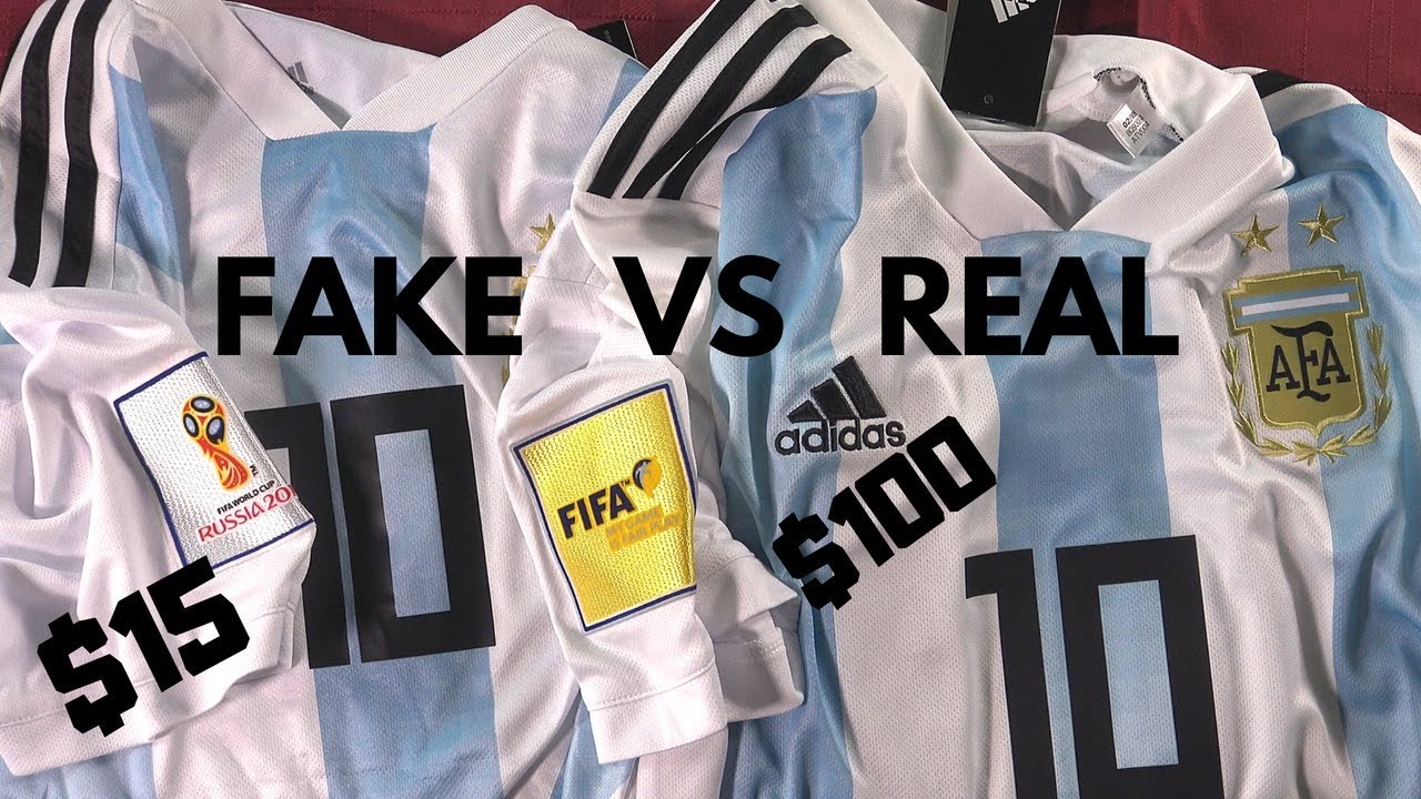 Diferencias Camisa Mundial FAKE vs REAL - YouTube