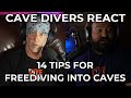 DIVERS REACT TO TIPS FOR FREEDIVING INTO CAVES