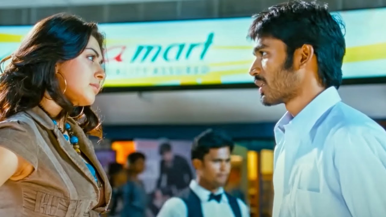 धनुष हंसिका को पीछा करने पर पुलिस में कंप्लेंट करने की धमकी दी