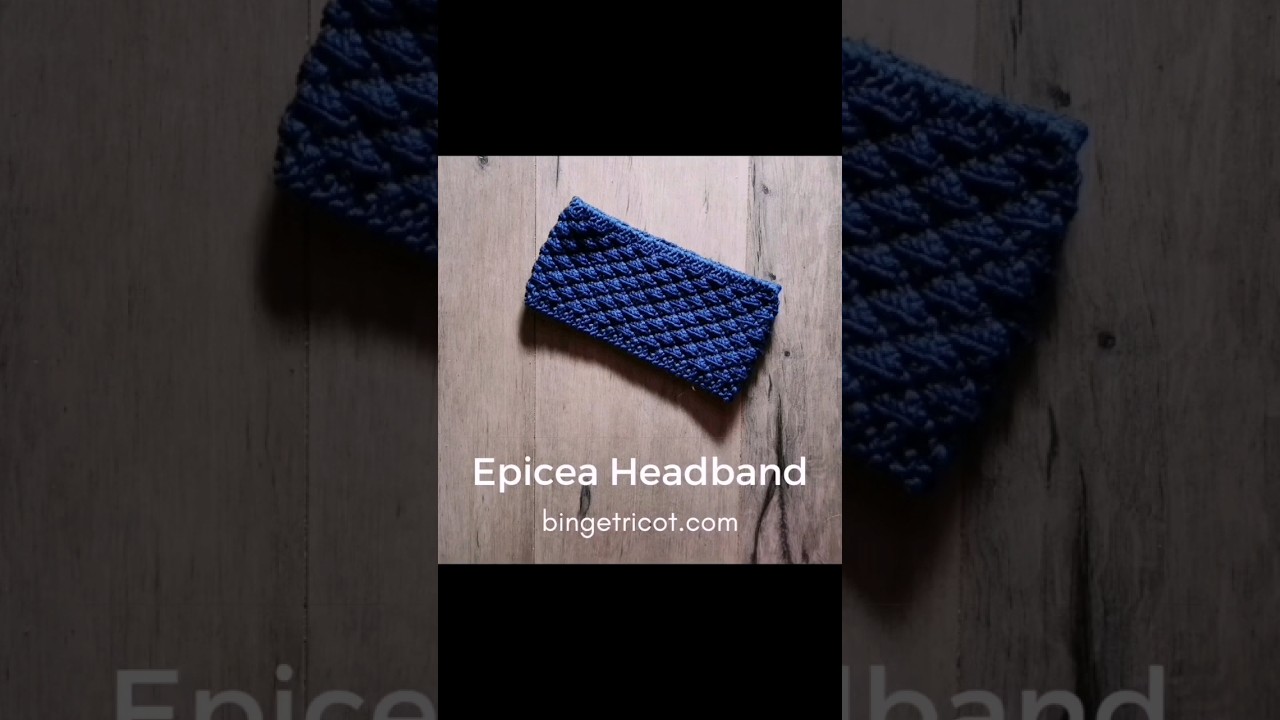 Epicea headband /bandeau tuto gratuit 