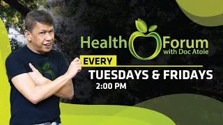 🍏 [REPLAY] 20 August 2021 | Health Forum with Doc.Atoie.