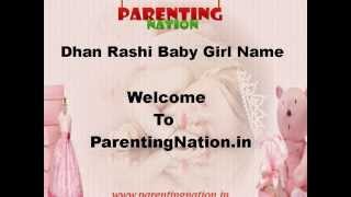 Dhan Rashi Baby Girls Name With Meanings