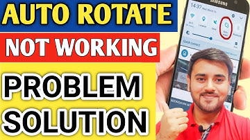 Auto Rotate Not Working Problem Solution Android How To Fix Auto Rotate Not Working Hindi On Android