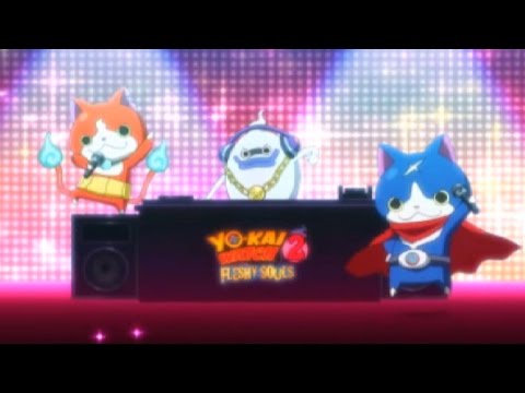 Yo-Kai Watch 2 Fleshy Souls - Opening Theme Song! [Direct Nintendo 3DS Capture]