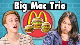 BIG MAC TRIO CHALLENGE! | Teens Vs. Food
